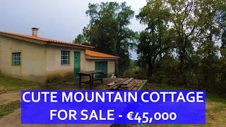 BARGAIN MOUNTAIN COTTAGE FOR SALE - CENTRAL PORTUGAL - CHEAP PORTUGUESE REAL ESTATE