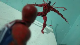 Spider man vs carnage | stop motion animation |