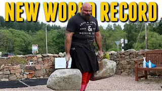 Breaking the Dinnie Stones WORLD RECORD