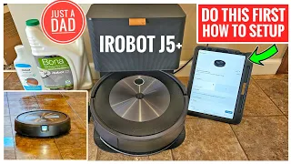 iRobot Roomba Combo j5+ Self-Emptying Robot Vacuum & Mop SETUP  * Watch First*