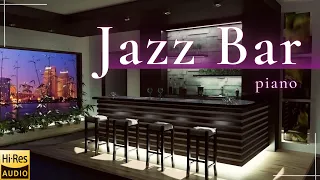 Night Jazz Piano at Trendy Bar【Hi-res】