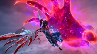 Han Feng provokes the Old Demon to fight, and Xiao Yan releases the Destruction Fire Lotus