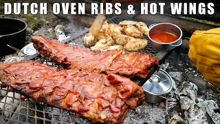 Dutch Oven Ribs & Campfire Hot Wings