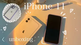 Unboxing iPhone 11 (128gb) in December 2022 ☁️ + accessories