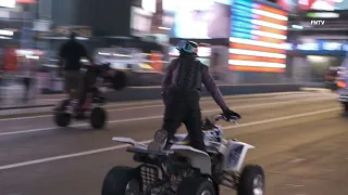 Dirt Bikes and ATV in Times Square NYC