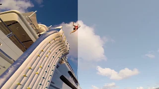 MY Lazy Z | Superyacht Inflatable Climbing Wall | FunAir Reviews