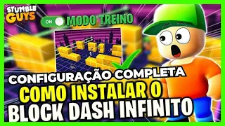 (!METÓDO FUNCIONANDO!) TUTORIAL COMPLETO DE COMO BAIXAR BLOCK DASH REVIVER NO STUMBLE GUYS (2024)