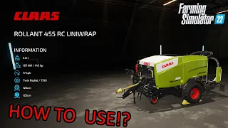 Claas Rollant 455 RC Uniwrap (Farming Simulator 22)