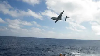 Textron Systems Aerosonde SUAS Takes 1st Flight From US Navy Destroyer