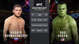 Doc Green vs. Khabib - EA Sports UFC 4 - Eagle Fights