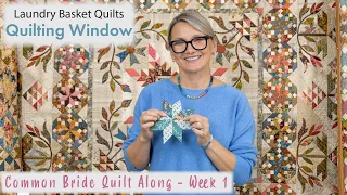 Common Bride Quilt Along - Week 1 - How to make Eight Point Stars - Free Tutorial, SEW Simple!