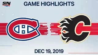 NHL Highlights | Canadiens vs Flames - Dec. 19, 2019