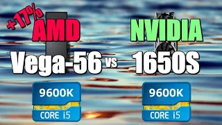 Vega-56 vs 1650S - 9600K. CSGO, Fortnite, PUBG, GTAV, Overwatch.