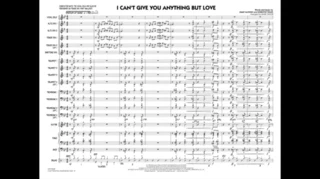 I Can't Give You Anything But Love arranged by Mark Taylor