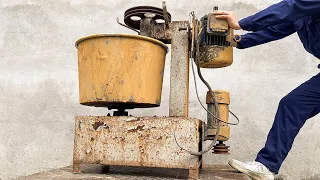 💡 Genius Boy Restores Giant Industrial Mixer//Fully Restored Old Flour Mixer That Was Broken Heavy
