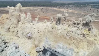 World's Biggest Wireless Mine Blast