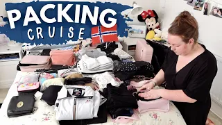 PACK WITH ME: NORWAY CRUISE! 🛳🇳🇴 packing cubes, cruise packing hacks, organisation & away suitcases!