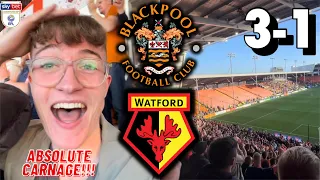 INCREDIBLE LATE LIMBS AT BLOOMFIELD ROAD!!! BLACKPOOL 3-1 WATFORD