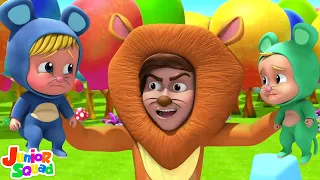 The Lion and The Mouse | Pretend and Play | Cartoon Stories for Kids | Children's Music - Kids Tv