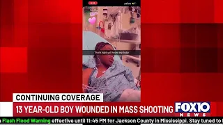 13-year-old boy wounded in May Day shooting speaks out