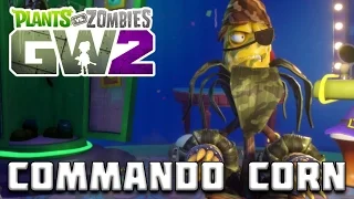 LEGENDARY COMMANDO CORN GAMEPLAY! Plants vs Zombies Garden Warfare 2 "Frontline Fighters"