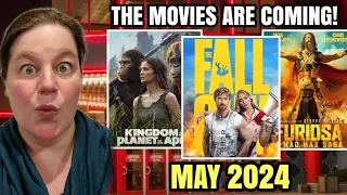 THE MOVIES ARE COMING - New Release Movies May 2024