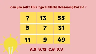 ? 13 55|| 5 7 31|| 11 9 49|| Can you solve this logical Maths Reasoning Puzzle? Matrix Puzzle!!