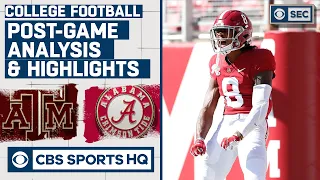 #13 Texas A&M vs #2 Alabama: Post-Game Analysis and Highlights | CBS Sports HQ