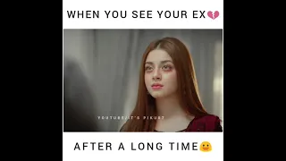 When you see your ex💔after a long time😢/Breakup status/miss you status video/ by it's piku07