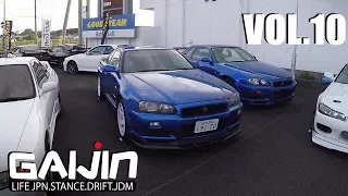 GAIJIN (vol.10) Стоянка по продаже GT-R, Silvia и Bippu car! На движениях с Японцем.