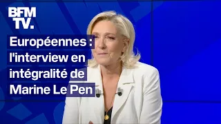 Européennes: "Je suis admirative du parcours de Jordan Bardella" affirme Marine Le Pen