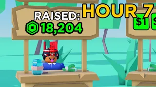 I Played Roblox PLS DONATE For 24 Hours!