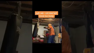 Jab roll lead hook body