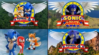 SONIC GAME INTROS LIKE MOVIE "2"