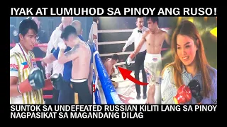 KAKAIBANG SUNTOK NG PINOY DUMALI NG UNDEFEATED RUSSIAN! PINAIYAK AT LUMUHOD SA PINOY