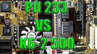 AMD K6-2 500 VS PII 233