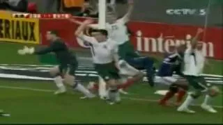 France - Ireland 1-1 Henry hand and Gallas goal Stade de France 2009 Fair Play ?