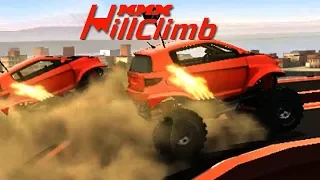 Машины МОНСТРЫ MMX HILL DASH #1. Монстр траки. ВИДЕО ДЛЯ ДЕТЕЙ про машинки.