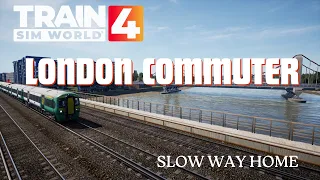 Train sim world 4. London Commuter. Slow Way Home.  BR Class 377/4