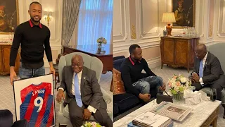 JORDAN AYEW meets H.E Nana Akufo-Addo in UK after Scoring Arsenal 🇬🇭🔥⚽ + More Talks ⚽⚽🔥🇬🇭