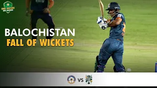 Balochistan Fall Of Wickets | Balochistan vs Central Punjab | Match 4 | National T20 | PCB | MH1T