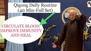 CIRCULATE BLOOD, IMPROVE IMMUNITY and HEAL | Blood Cleanse Qigong Daily Routine  ( Full set-40 Min)