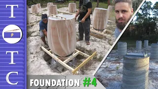 SONOTUBE Concrete Forms For My DIY Container Home Foundation! | TOTC Ep. 20