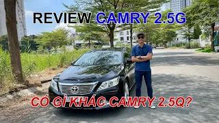 Review TOYOTA CAMRY 2.5G 2013 "Siêu Cọp" Đi Mới 37.000km. So Sánh Với Camry 2.5Q Xem Có Gì Khác Nhau