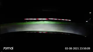 Mazda 3 adaptive headlight in dark conditions