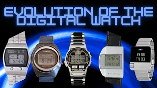 RETRO DIGITAL WATCHES - History of #digitalwatches - Casio , Seiko, Texas Instruments - LCD displays