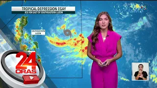 Bagyong Egay, nagbabadyang maging super typhoon; posibleng magtaas ng wind signal... | 24 Oras