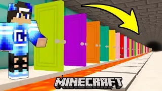 KOLOROWE DRZWI ! JAKI JEST TWÓJ ULUBIONY KOLOR ? - MINECRAFT