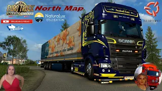 Euro Truck Simulator 2 (1.38) Beautiful Roads in Norway North map Scania R580 by RJL + DLC's & Mods