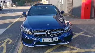 Blue 2017 (67) Mercedes C Class Coupe